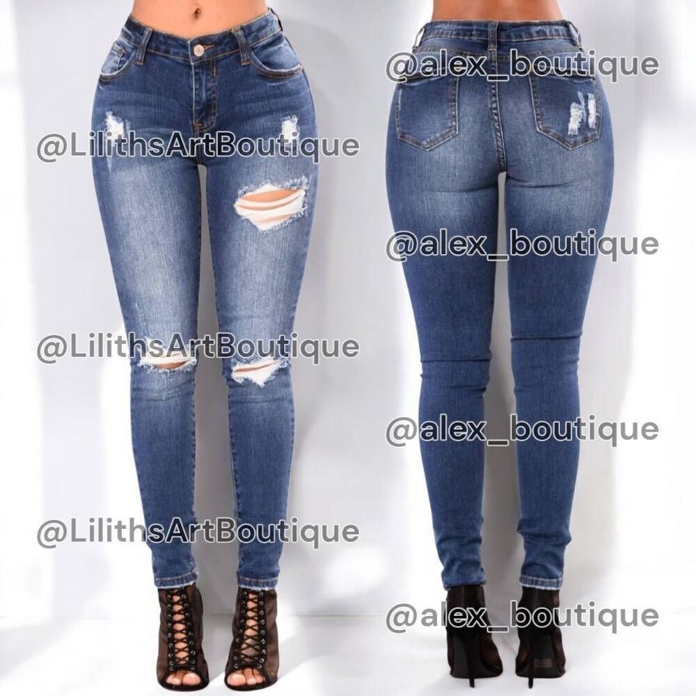 Fashion Nova Skinny Jeans(A040)-Size 3/26 for Women
